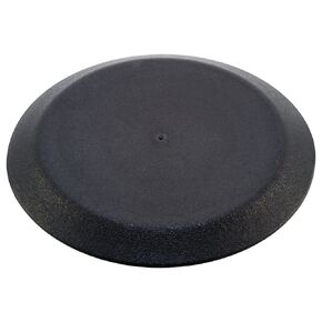 Caplugs ZSI414Q1 Plastic Button Plug with Flush Type Heads. BPF-SI-414, PE-LD, Hole Size 1.25" Metal Thickness .03-.08", Black (Pack of 50)
