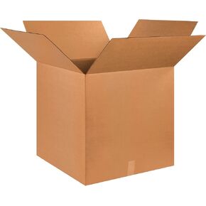PARTNERS BRAND 25x25x25 Corrugated Boxes, Large, 25L x 25W x 25H, Pack of 10 | Shipping, Packaging, Moving, Storage Box for Home or Business, Strong Wholesale Bulk Boxes