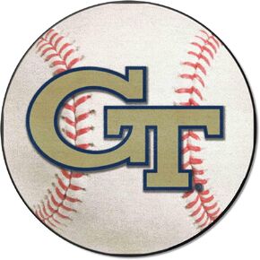FANMATS 2340 NCAA - Georgia Tech Yellow Jackets Starter Mat Accent Rug - 19in. x 30in. | Sports Fan Home Decor Rug and Tailgating Mat - GT Logo, Gold