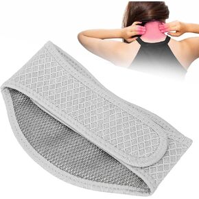 Neck Wrap Neck Brace Breathable Mesh Fabric Lightweight Cervical Collar Guard, Soft Cervical Collar for Men and Women, Fabric Insert Neck Brace (Grey)