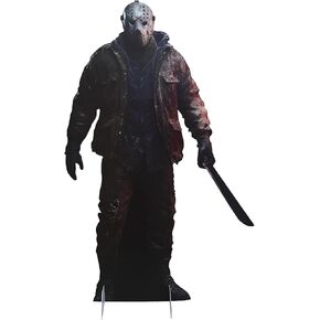 Life Size Horror Cardboard Cutout Halloween Michael Figure Decorations - Man 1 Blue