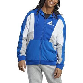 adidas Men's Essentials Colorblock Full-Zip Hoodie
