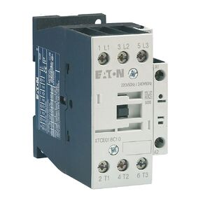 Eaton XTCE025C10B IEC Magnetic Contactor,240VAC,25A,1NO,3P