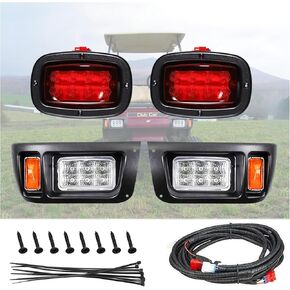 Golf Cart Club Car DS LED Light | LED Headlights & LED Tail Lights For Club Car DS Gas & Electric golf carts (1993 & up) 12V