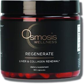 OSMOSIS Regenerate Daily Liver and Collagen Supplement, Vitamins A C D and E, for Men and Women, 180 Count in Saudi Arabia