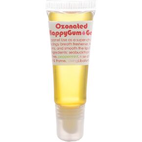 Living Libations - Organic Ozonated Happy Gum Gel | Natural, Wildcrafted, Vegan Clean Beauty (0.34 fl oz | 10 ml)