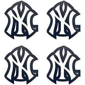 4 New York Yankees Team Logo Stickers Set Individual Official Major League Baseball Helmet Emblems MLB NY Yanks Bronx Bombers in Kuwait