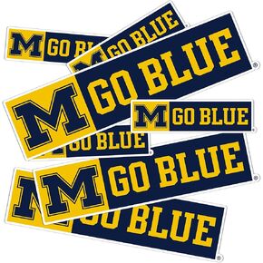 Desert Cactus University of Michigan Stickers Wolverines UM U of M Vinyl Decals Laptop Water Bottle Car Scrapbook 11.42x8.98 Sheet T3 (Type 3-7)