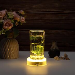 Simplelight 5 Inch Square LED Base Light for Centerpieces-With 16 Super Bright Soft White LED (5inch Square LED Vase Base Light, Soft White)