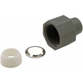 Zurn WATS BRASS & TUBULAR QBBFNCR2N 1/2x3/8Nut Ring ConeSet