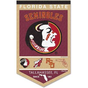 College Flags & Banners Co. Florida State FSU Noles Heritage History Banner Pennant