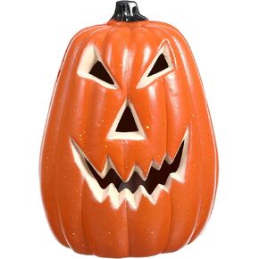 DOITOOL Halloween Pumpkin Lantern, Light Up Pumpkin, Jack O Lantern, Halloween Pumpkin Decorations for Outdoor Indoor Decor (Random Style)