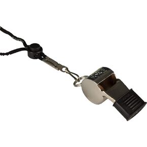 Fox 40 Superforce CMG Whistle with Breakaway Lanyard Silver