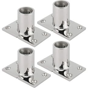 YaeMarine 4 قطعة 1 ''25 مللي متر معدات بحرية قارب مستطيلة قاعدة مركبة بحرية درابزين تركيب الأجهزة مركب من الستانلس ستيل ملحقات in Kuwait