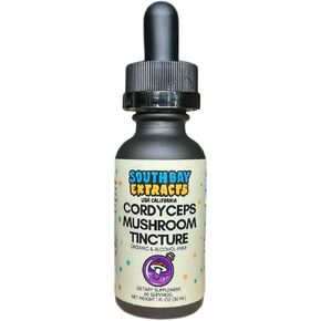 Cordyceps Mushroom Tincture Liquid 1 oz - Energy Booster - Alcohol Free - Vegan - Elevate - Boost Performance Naturally - Organic Mushrooms Extract Dual Extracted Supplement - Cordyceps Militaris