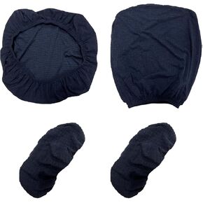 4 Pcs Stretchable Rotating Chair Cover, Universal Computer Office Chair Slipcovers for Office Chair with Armrest Covers