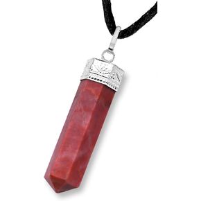 Peach Aventurine Healing Crystal Necklace - Optimism, Success & Luck. Inspiration & Manifestation