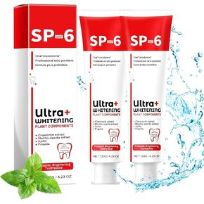 Super Probiotic Sp-6 Toothpaste, Sp-6 Ultra Whitening Toothpaste, Sp 6 Toothpaste,Sp-6 Toothpaste,Fresh Breath 9.8 oz in Kuwait