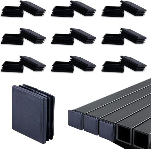 40 قطعة 2 × 2 بوصة غطاء نهاية الأنبوب المربع أغطية بلاستيكية، غطاء نهاية الأنبوب، غطاء نهاية آخر مناسب للأنبوب المربع، قابس بلاستيكي مربع وأغطية أرجل الكرسي وأغطية خرطوم الحديقة in Kuwait