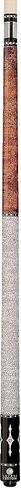 Lucasi Custom Walnut Birds-Eye Pool Cue with Imitation Mother of Pearl and White Diamond Inlays in Saudi Arabia