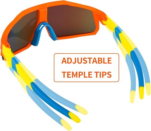 Youth Sunglasses Polarized Baseball Sunglasses for 8-14 Boys Girls Kids UV400 Sports Softball Cycling Glasses in Saudi Arabia