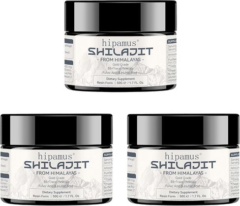 600mg Shilajit Pure Himalayan Organic Shilajit Resin -100% Natural Shilajit Resin with Fulvic Acid & 85+ Trace Minerals Gold Grade Shilajit Supplement for Energy,Strength & Immune - 50 Grams in Saudi Arabia