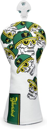 Golf Club Covers Funny Skeleton Golf Head Covers Driver Covers Fariway Wood Headcover Hybrid Covers Leather Golf Headcover with Number Tag for All Brand in Kuwait