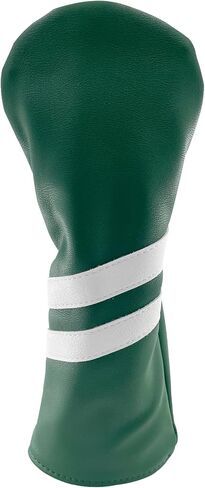 Golf Club Classic Green Driver, Fairway Wood and Hybrid Head Cover PU Leather Headcover in Kuwait