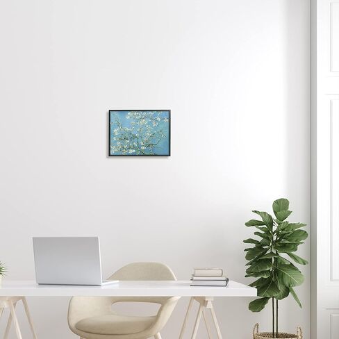 Stupell Industries Almond Blossoms Vincent van Gogh Classic Tree Blossom Painting Framed Wall Art, Design By one1000paintings in Saudi Arabia