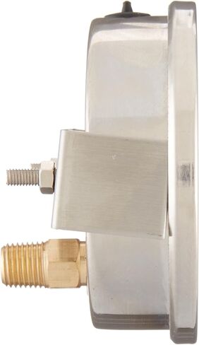 مقاييس PIC 203D-354G مقياس ضغط جاف مثبت على لوحة U-Clamp مع حافظة/إطار SS، أجزاء داخلية نحاسية، عدسة PC، قرص 3.5 بوصة، نطاق 0/200 رطل لكل بوصة مربعة، 1/4 بوصة ذكر NPT in Saudi Arabia