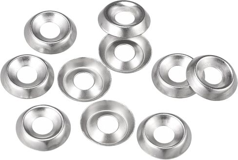 uxcell #8 304 Stainless Steel Cup Washer Countersunk for Screw Bolt 150pcs in Saudi Arabia