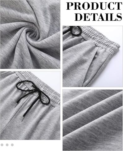 Neer 3 Pack Men's Sweatpants Athletic Drawstring Open Bottom Pants Workout Running Lounge Pants with Pocket for Men in Saudi Arabia