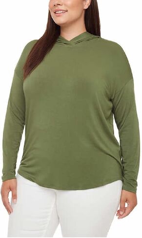 S.C. & CO. Women's Long Sleeve Supreme Comfort Lightweight Hoodie Top in Saudi Arabia