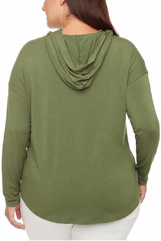 S.C. & CO. Women's Long Sleeve Supreme Comfort Lightweight Hoodie Top in Saudi Arabia