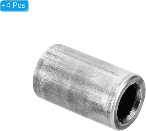 PATIKIL M12 Steel Spacers, 4 Pcs Metal Spacers Steel 12.2mm ID x 20mm OD x 36mm L Carbon Steel Spacer Screw Standoff Round for 1/2in or M12 Screw Bolts in Saudi Arabia