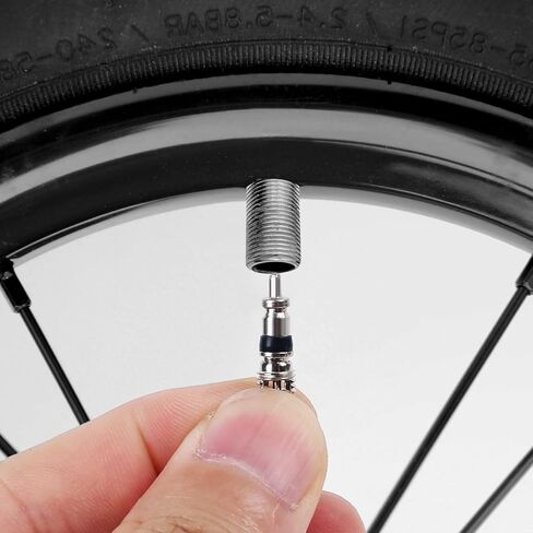 طقم إصلاح أنبوب إطار الدراجة Vefungyan: 28 قطعة من رقع الفلكنة ورافعتين من الفولاذ المقاوم للصدأ مجموعة أنبوب عرموش معدنية لركوب الدراجات على الطرق MTB BMX in Kuwait