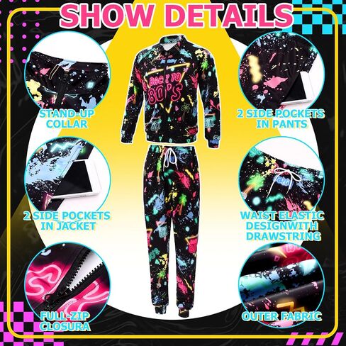 Mepase Retro 80s 90s Outfit for Men Side Taping Sportswear Urbanwear Streetwear Casual Long Sleeve 90s Tracksuit for Jogger in Saudi Arabia