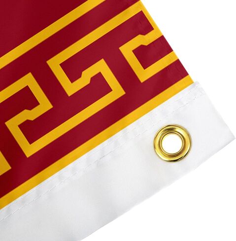 لافتات علم صبار الصحراء USC علم جامعة جنوب كاليفورنيا أحصنة طروادة 100% بوليستر للاستخدام الداخلي والخارجي 3x5 أقدام (النمط D) in Saudi Arabia