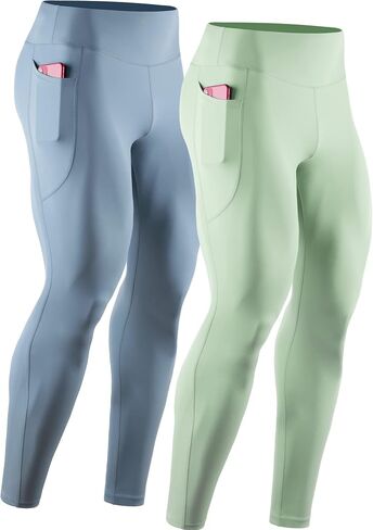 NELEUS Men's Compression Baselayer Running Tights Gym Leggings with Pockets in Saudi Arabia