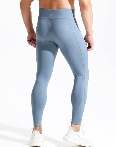 NELEUS Men's Compression Baselayer Running Tights Gym Leggings with Pockets in Saudi Arabia