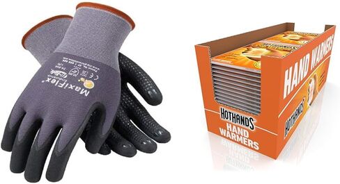 PIP 34-844/L MaxiFlex Endurance Knit Glove, Large, Gray (Pack of 12) in Kuwait