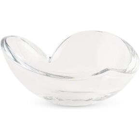 nambe Glass Heart Bowl | Medium Sized Jewelry Catchall Bowl | Gift for Candy Lovers, Valentines Day, Mother’s Day, or Anniversary | 6.25-Inch | Made of Glass | Designed by Sean O’Hara