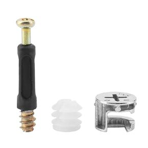 Hilitand Furniture Connecting Screw Plastic Covered Connector Cam Lock Hardware Accessories Fastener Dowel for Crankshaft Furniture