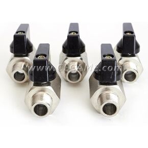 DT Mini Ball Valve 1/4" Carpet Cleaning Extractor F/M NPT 1000 PSI 5 Pack
