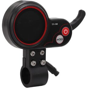 Electric Display, 48V TF-100 Display 6 Pin Waterproof Connector Communication Instrument with 11.8in Cable for M4 Electric Scooter Controller, 4.9x4.4in