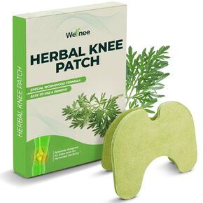 Original Herbal Knee Patch - Wellknee Plaster for Knee Support, Neck and Back - Made with Natural Herbs and Ingredients (30 Pads)