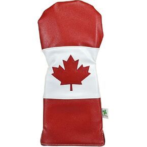 Foretra Driver Headcover, Limited Edition Canada Flag Synthetic Leather, Fits 460cc Drivers, Golf Club Cover