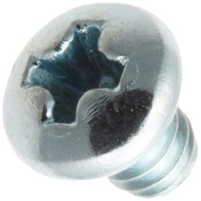 Small Parts Steel Pan Head Machine Screw, Zinc Plated, Meets ASME B18.6.3, #1 Phillips Drive, #3-48 Thread Size, 1/8" Length, Fully Threaded, Imported (Pack of 100)