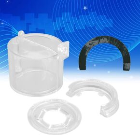 Push Button Switch Guard, Switch Cover Case Transparent Emergency Stop Switch Protective Cover 22mm/0.87in for Industry