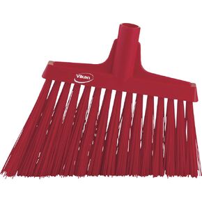 Vikan, Red Broom,Angle Cut,Stiff,11",PP/PET, 2914